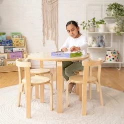 ECR4Kids Bentwood Table And Curved Back Chair Set, Kids Wood Furniture -Professional Childrens Furniture Store GUEST 256f715b 0f40 4324 88f2 46dca578f60d