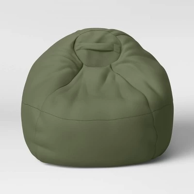 Canvas Kids' Bean Bag Green - Pillowfort™ 2 Canvas Kids' Bean Bag Green - Pillowfort™ - Image 2