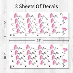 Flamingos Wall Decor - Decalcomania 10 Flamingos Wall Decor - Decalcomania -Professional Childrens Furniture Store GUEST 279fa1de 75d5 439b 85ee 26eedbb20b16