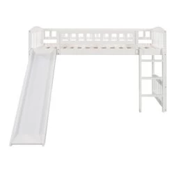Twin Size Loft Bed With Slide And Ladder - ModernLuxe -Professional Childrens Furniture Store GUEST 28c3fd73 370d 4fc1 a527 9a0380bed031