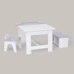 Fantasy Fields - Little Artist Monet Play Art Table Kids Furniture - White/Gray -Professional Childrens Furniture Store GUEST 28ea43e6 e4f3 4631 9c50 01fbcd7582a8