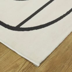 Hockey Time Kids' Rug Cream/Black - Balta Rugs
