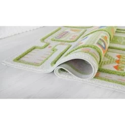 52.5"x71" Traffic Green 3D Play Rug - IVI -Professional Childrens Furniture Store GUEST 2f7bbf5e 58a5 4a8c 8352 1023e194b924