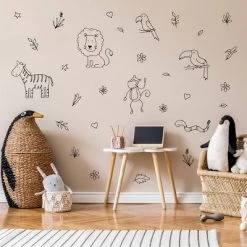 Safari Animals Wall Decor - Decalcomania 9 Safari Animals Wall Decor - Decalcomania -Professional Childrens Furniture Store GUEST 30b9efcf 3836 4cd1 ae00 3fdeaec3bf1c