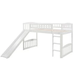 Twin Size Loft Bed With Slide And Ladder - ModernLuxe -Professional Childrens Furniture Store GUEST 30d31ed0 9b6d 4173 ac39 4480715a070f
