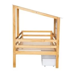 Twin Size House Low Loft Bed With Two Storage Drawers - ModernLuxe -Professional Childrens Furniture Store GUEST 31033ec7 1554 4407 b687 71892faf774d