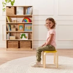 ECR4Kids Bentwood Stacking Stools For Kids, Playroom/Daycare Flexible Seating, 12" Height, 6-Piece -Professional Childrens Furniture Store GUEST 32346951 419b 4b78 bcf7 92bba1670881