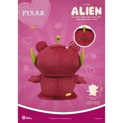 DISNEY Toy Story Large Vinyl Piggy Bank: Alien Remix Party Lotso (Piggy Bank) 2 DISNEY Toy Story Large Vinyl Piggy Bank: Alien Remix Party Lotso (Piggy Bank) - Image 2
