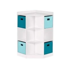 5pc Kids' Corner Cabinet Set With 4 Bins Set - RiverRidge Home -Professional Childrens Furniture Store GUEST 351cada8 5bfd 4050 b46a 47b023440f31