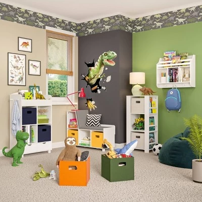 Kids' Book Nook Cubby Storage Cabinet With Bookrack - RiverRidge Home 9 Kids' Book Nook Cubby Storage Cabinet With Bookrack - RiverRidge Home - Image 9