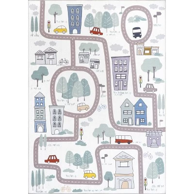 NuLOOM Chalea Kids Town Machine Washable Area Rug 9 NuLOOM Chalea Kids Town Machine Washable Area Rug - Image 9