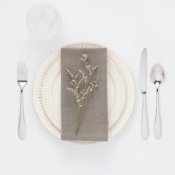 3pc Luxor Place Setting Set Silver - Threshold Signature™