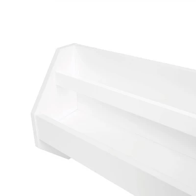 Kids' Catch-All Wall Shelf With Bookrack And Hooks White - RiverRidge Home 2 Kids' Catch-All Wall Shelf With Bookrack And Hooks White - RiverRidge Home - Image 2