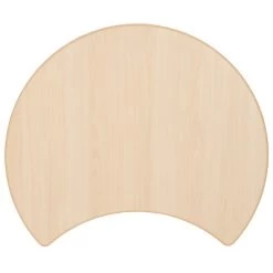 Flash Furniture 25.125"W X 35.5"L Crescent Natural Plastic Height Adjustable Activity Table -Professional Childrens Furniture Store GUEST 3acff904 ce81 4722 af9f 55451f69db0d