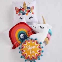 Monique Rainbow Tassel Pillow - Homthreads -Professional Childrens Furniture Store GUEST 3bc0c29b 4443 4228 9faa b36280b5cb48