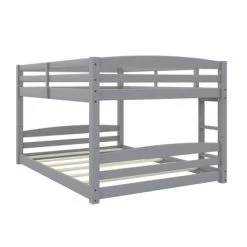 Full Over Full Alaina Floor Wood Bunk Bed - Room & Joy -Professional Childrens Furniture Store GUEST 3ea24855 22f0 43c3 b912 d7b232946b36