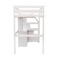 Twin Size Loft Bed With Separate Bed, Staircase For Storage, Desk, Shelves And Drawers - ModernLuxe -Professional Childrens Furniture Store GUEST 3fd08653 b1ea 4bd8 afb5 98f9917665c6