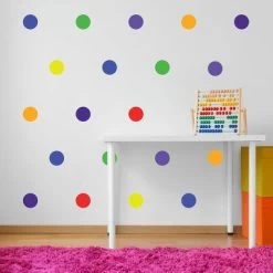 Primary Polka Dots Wall Decor - Decalcomania -Professional Childrens Furniture Store GUEST 401d58e5 9209 4899 a369 d7da02a3e379