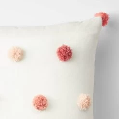 Square Tassel Kids' Throw Pillow Pink - Pillowfortâ˘