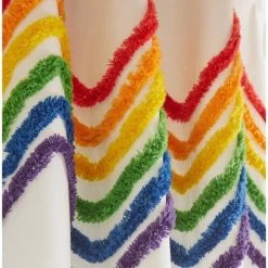 2pk Rainbow Tufted Striped Poletop Curtains - Dream Factory -Professional Childrens Furniture Store GUEST 41fc4b08 0893 462c 8f9a 928d29b87fd7