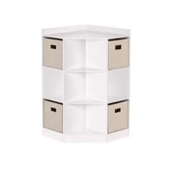 5pc Kids' Corner Cabinet Set With 4 Bins Set - RiverRidge Home -Professional Childrens Furniture Store GUEST 42b3b6fd 2e44 414b 9492 ae0bd425ecaa