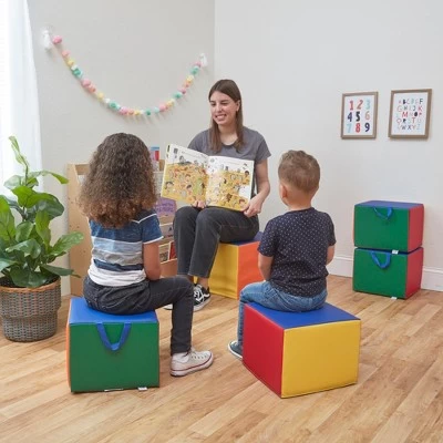 ECR4Kids SoftZone Cozy Cubes, Flexible Foam Seating 6 ECR4Kids SoftZone Cozy Cubes, Flexible Foam Seating - Image 6