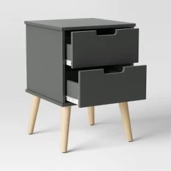 Modern Kids' Nightstand Dark Gray - Pillowfort™ -Professional Childrens Furniture Store GUEST 459cdb43 3af5 4fcf 9b5f 80d9f464a95c