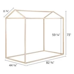 Sweedi House Bed - Natural Poplar - South Shore -Professional Childrens Furniture Store GUEST 45b07286 3711 4bb3 9e97 4a4220e82e0f