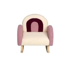 Upholstered Rocking Chair Purple/White - Gift Mark -Professional Childrens Furniture Store GUEST 46a1f38f bf08 4b50 adbe 490e6766257c