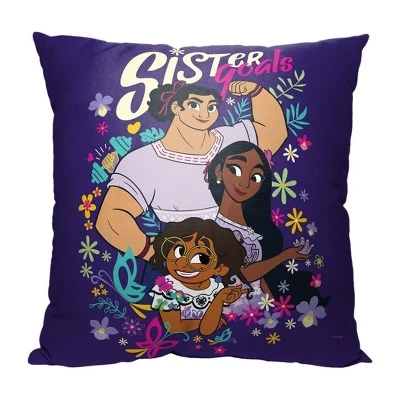 Disney 18"x18" Encanto Sisters Together Pillow 1 Disney 18"x18" Encanto Sisters Together Pillow