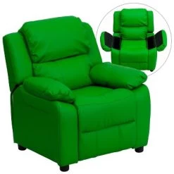 Flash Furniture Deluxe Padded Contemporary Kids Recliner With Storage Arms -Professional Childrens Furniture Store GUEST 474cbe23 1ffa 4815 b7e3 ea2d49109e55