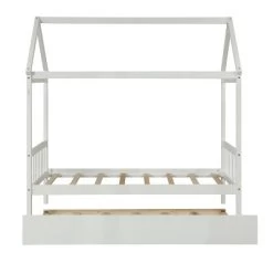 Twin Size House Shaped Platform Bed With Trundle - ModernLuxe -Professional Childrens Furniture Store GUEST 49bbaa7f 3b95 4396 96f2 85555cda8b29