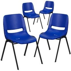 Flash Furniture 4 Pack HERCULES Series 440 Lb. Capacity Kid's Ergonomic Shell Stack Chair With 14" Seat Height -Professional Childrens Furniture Store GUEST 4a4b99f6 10cf 40e9 8d0c 20155958c7a2