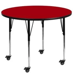 Flash Furniture Mobile 48'' Round Thermal Laminate Activity Table - Standard Height Adjustable Legs 5 Flash Furniture Mobile 48'' Round Thermal Laminate Activity Table - Standard Height Adjustable Legs -Professional Childrens Furniture Store GUEST 4a9286e9 8dcc 4deb 853a 588e04322fab