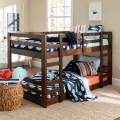 Twin Over Twin Indy Solid Wood Low Bunk Bed - Saracina Home -Professional Childrens Furniture Store GUEST 4c4e96bd d483 4ae0 a8be fd0586b37fad
