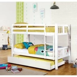 Twin Over Twin Kids' Clare Bunk Bed White - IoHOMES -Professional Childrens Furniture Store GUEST 4d3faa77 deda 401b b1d3 a62003191b48