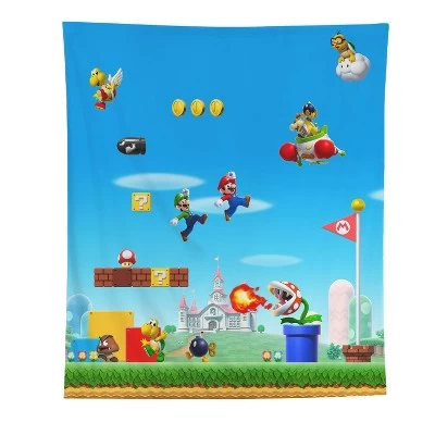Nintendo Super Mario Tapestry - RoomMates 1 Nintendo Super Mario Tapestry - RoomMates