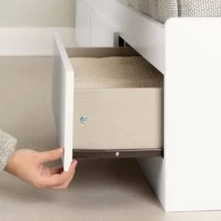 Twin Fusion Mates Bed With 3 Drawers Pure White - South Shore -Professional Childrens Furniture Store GUEST 4e0bbfab 198c 4df0 b6d9 a81e8a76c4f9