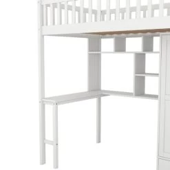 Twin Size Loft Bed With Shelf, Drawers, Desk And Wardrobe - ModernLuxe -Professional Childrens Furniture Store GUEST 5001b2b0 3228 4e42 9ad6 7e0ad4457e65