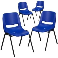 Flash Furniture 4 Pack HERCULES Series 661 Lb. Capacity Ergonomic Shell Stack Chair With 16'' Seat Height 8 Flash Furniture 4 Pack HERCULES Series 661 Lb. Capacity Ergonomic Shell Stack Chair With 16'' Seat Height -Professional Childrens Furniture Store GUEST 50293424 d363 4391 8767 529f0073ae0c 1