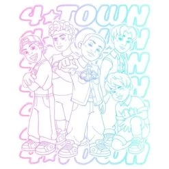 Women's Turning Red 4*Town Neon Stack T-Shirt