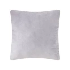 Teen Luxe Fur With Silver Sequin Throw Pillow Gray - Makers Collective