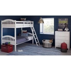 Professional Childrens Furniture Store 5 Twin Creekside Solid Wood Bunk Bed - Storkcraft