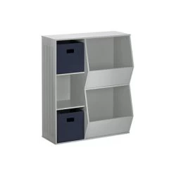 3pc Kids' Floor Cabinet With 2 Bins Set - RiverRidge Home -Professional Childrens Furniture Store GUEST 56355db0 e9aa 4bfc 8488 62359981926f