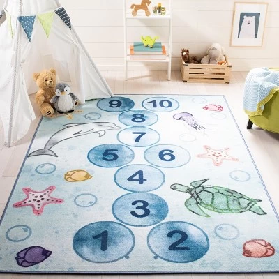 Kids Playhouse KPH217 Power Loomed Area Rug - Safavieh 1 Kids Playhouse KPH217 Power Loomed Area Rug - Safavieh