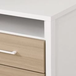 Munich 2 Drawer Nightstand - White/Soft Elm - South Shore -Professional Childrens Furniture Store GUEST 5688f02b d783 47c8 9adc daab09cd4e86