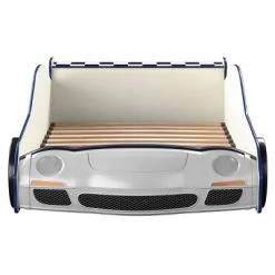 Twin Quessa Police Car Bed With Led Headlight Chair Black/White - HOMES: Inside + Out -Professional Childrens Furniture Store GUEST 570b0393 7082 4d5b a0e8 738fa4b88f83
