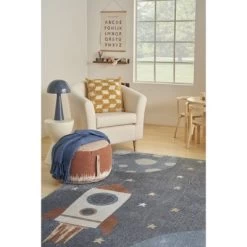 Nourison Kids Washable Space Rocketship Indoor Rug -Professional Childrens Furniture Store GUEST 5af40ad8 68f7 4843 a378 ea303ddf4158
