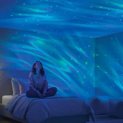 Teen Galaxy Wave Projector Novelty Wall Lights - West & Arrow 2 Teen Galaxy Wave Projector Novelty Wall Lights - West & Arrow - Image 2