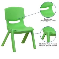 Flash Furniture 4 Pack Plastic Stackable School Chairs With 10.5" Seat Height -Professional Childrens Furniture Store GUEST 62baf443 89d9 418f 82c6 879132cd821f